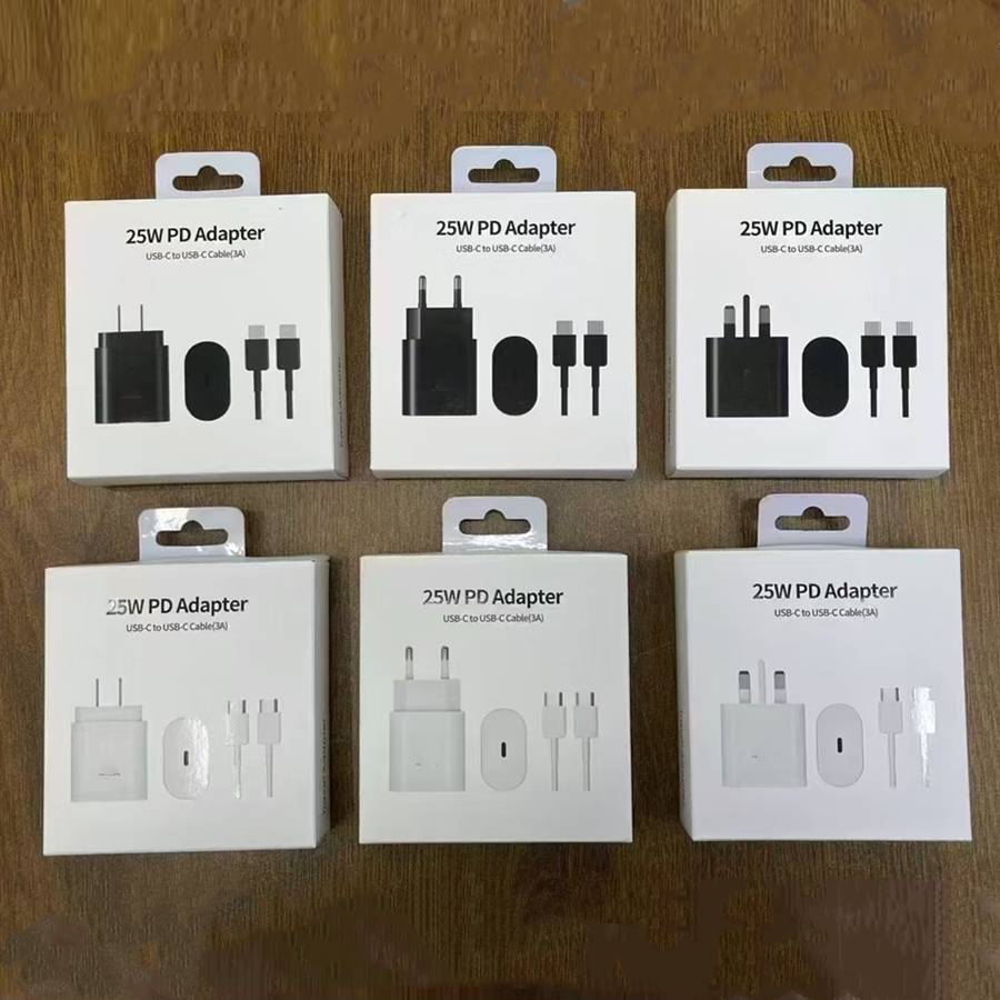 Black EU/US adapter with cable