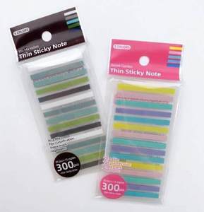 300sheets notları saydam PE endeksi çıkartmalar küçük kolaylık çıkartmalar n kez okuma okuma notlar etiket memo - Product Image 1