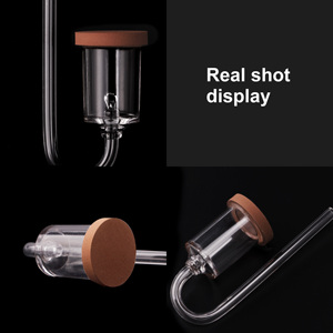 Bán sỉ Acrylic u-ống Aquarium CO2 khuếch tán Carbon Dioxide lò phản ứng Bể cá thực vật sống <span class=keywords><strong>Atomizer</strong></span> suckers - Product Image 3