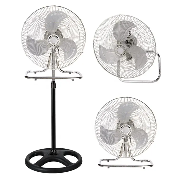 Ventilador eléctrico 3 en 1 de 10 y 18 pulgadas, superventas, potente para suelo industrial, para el hogar, 110v