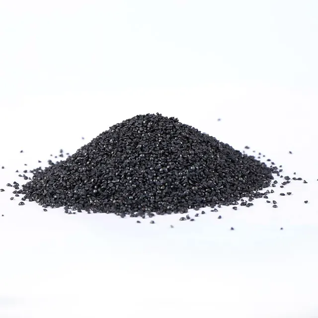 Smeriglio nero duro granella grigio diamante sabbia SiC carburo di silicio abrasivi graniglia in acciaio per acquario paesaggistica filtro per l'acqua
