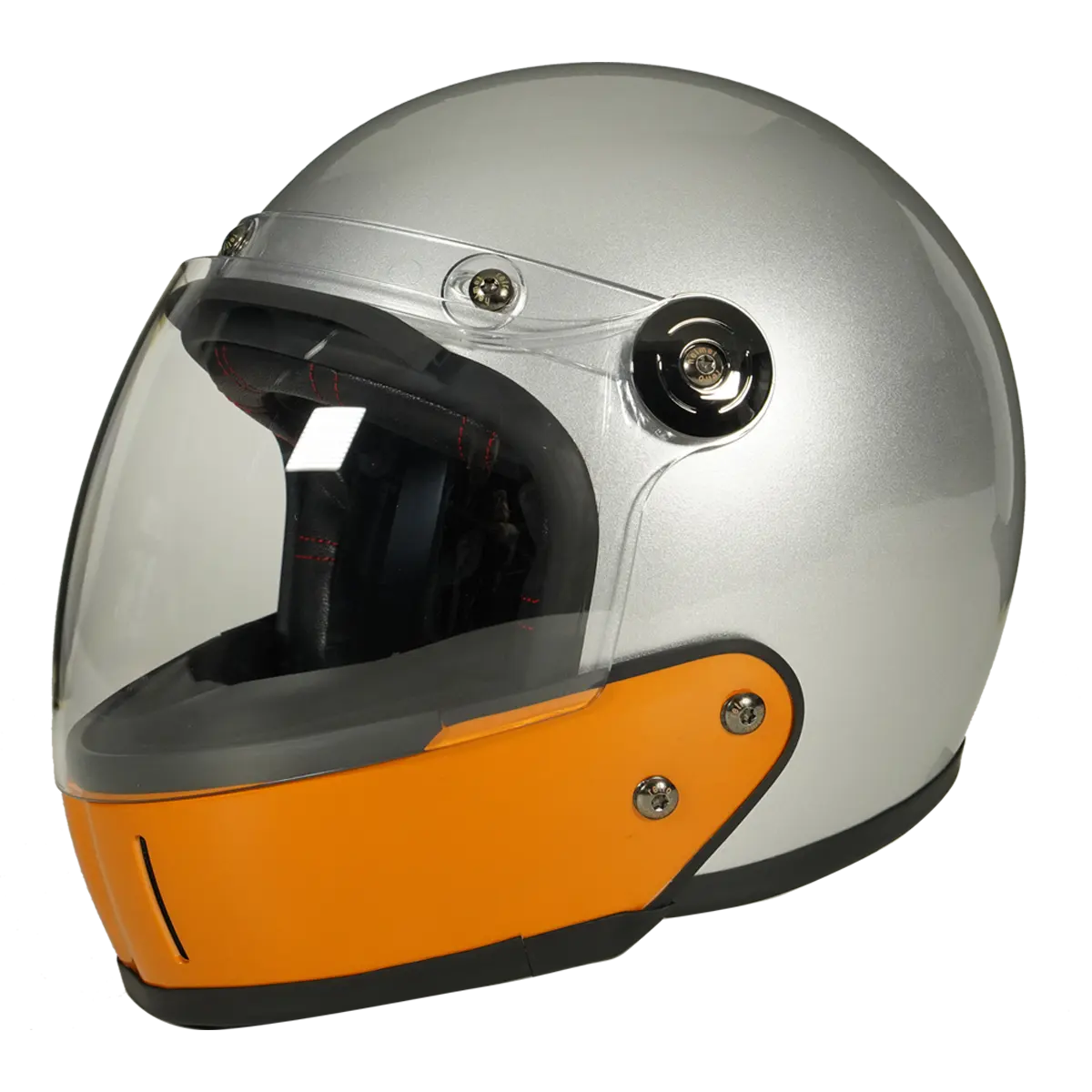 Fabricage Oem Dot Goedgekeurde Vintage Race Full Face Helm Motorfiets Rijden Helmen