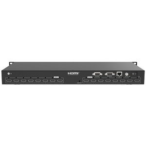 Alta calidad 1920x1200 60Hz Seamless HD Video Matrix 8x8 8 8 Modo de empalme Web/APP/RS232/LAN/RS232 Divisores Convertidores
