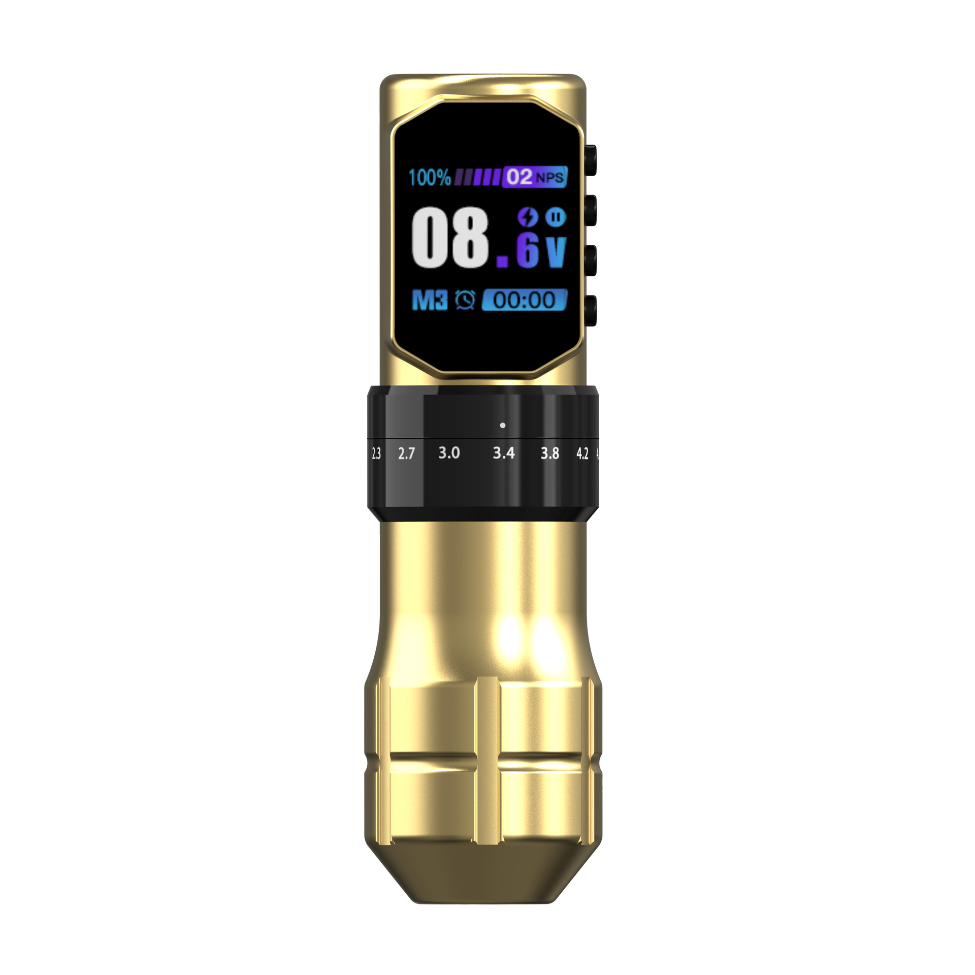 Gold with black ring