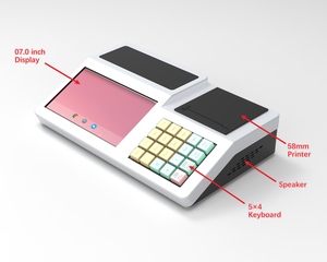 2024 7-дюймовая NFC сенсорная клавиатура POS Android устройство с функцией SDK - Product Image 6