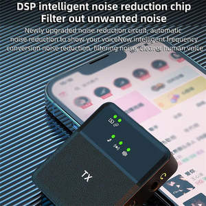 デュアルSX92.4GワイヤレスミニラベリアマイクSX9マイクインタビューMicrofoneMicrofono for Mobile Phone Type c3.5 - Product Image 4