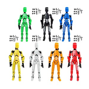 New Diy Creative Decompression Multi-Joint 3d Action Figure Puzzle Assemble Lucky Joint Articulated Robot Model Children'S <strong>Toys</strong> - Product Image 1