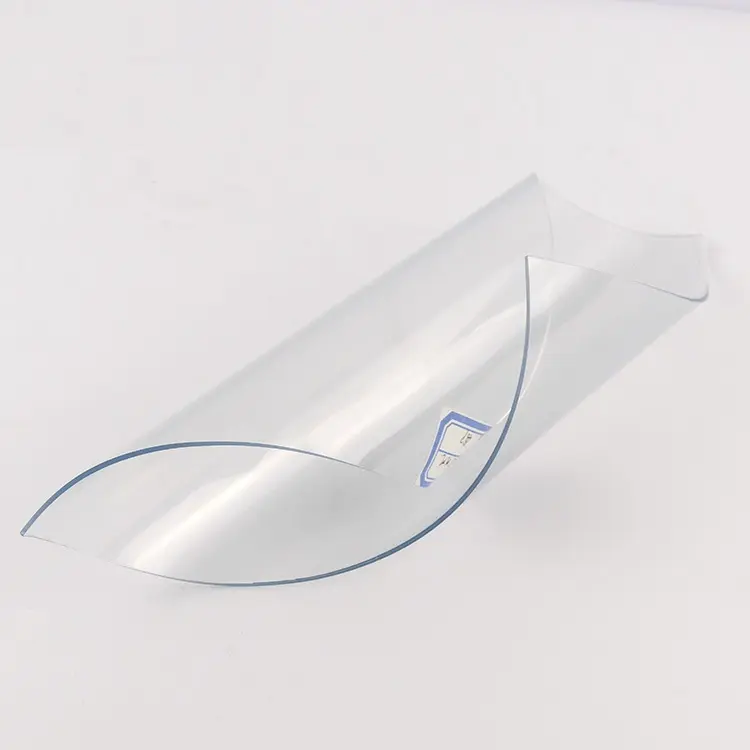 Feuille de PVC transparente effet relief pour table, 1 pièce, 2mm