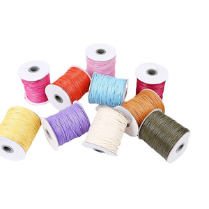 Imitation Leather Chinese Factory Supply 2.5mm Wide Macrame Polyester Wax Lacing Cord <strong>String</strong> for DIY Decoration - Product Image 4