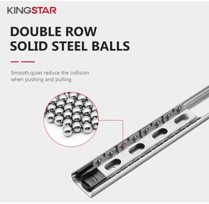 Nhà Sản Xuất Chuyên Nghiệp Phần Cứng Đồ Nội Thất Phù Hợp Im Lặng Bóng Mang Kính Thiên Văn Kênh Ngăn Kéo Trượt - Product Image 3