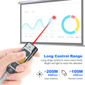 Norwii N28 Laserpointer Präsentation clicker, Wireless Presenter Laser Pointer Pen Laser Powerpoint Clicker für Präsentationen - Product Image 5