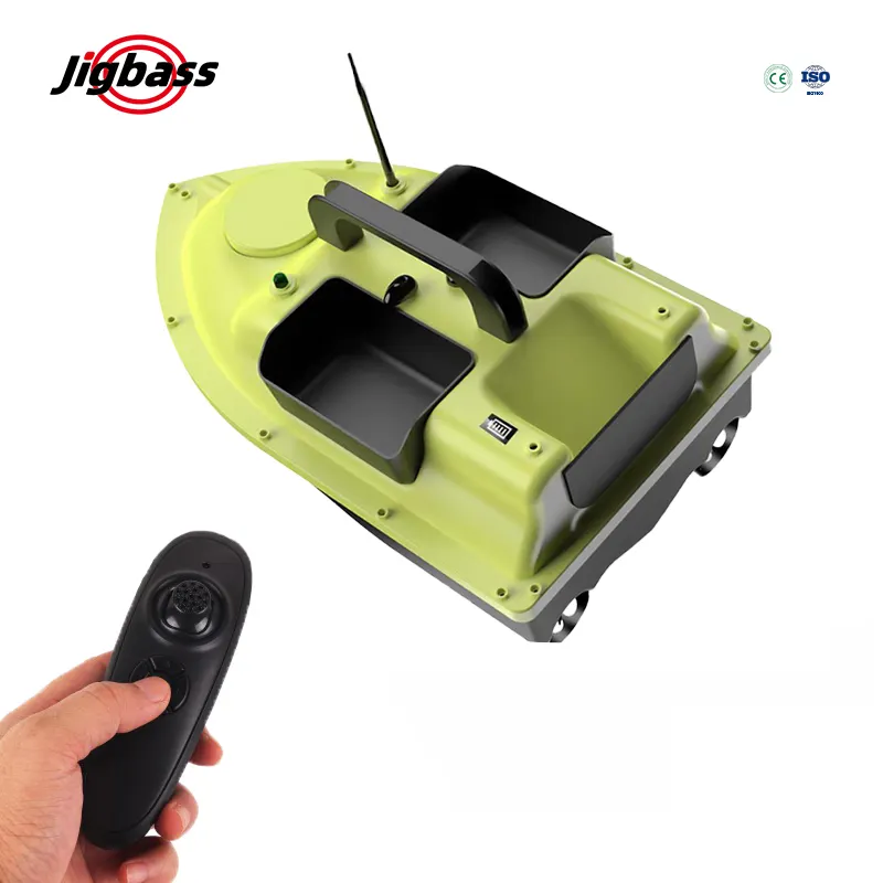 JIGBASS D18 D18B Multi-funzione GPS ritorno automatico 500M telecomando Wireless tre tramogge controllo indipendente esca barca