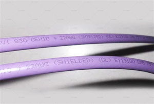 4 çekirdekli 20AWG kontrol tel korumalı bükümlü çift bakır elektronik güç kabloları, RS485 RS485 Siemens otobüs DP Profibus kablosu - Product Image 3