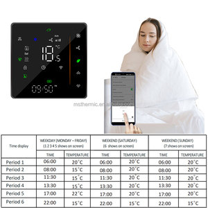 3A/16A NTC/Modbus Control de temperatura Pantalla táctil Habitación digital Termostato inteligente Wifi inalámbrico para calefacción por suelo radiante - Product Image 6
