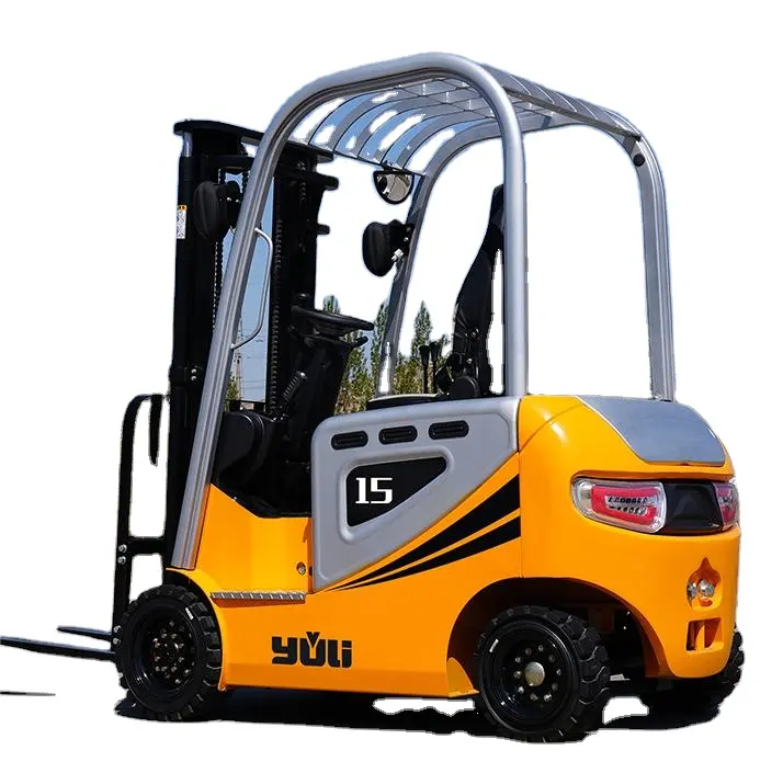 Yuli çin fabrika ucuz taşınabilir pil Forklift kamyon hızlı teslimat çiftlik kullanımı yeni elektrikli Forklift