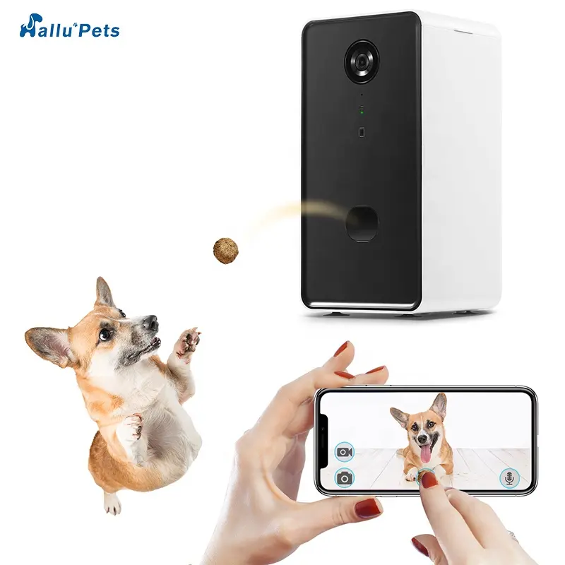 Hot Koop Hd 1080P Pet Video Monitor Automatische Hond Feeder Met Camera Hond Camera Feeder: Behandel Gooien