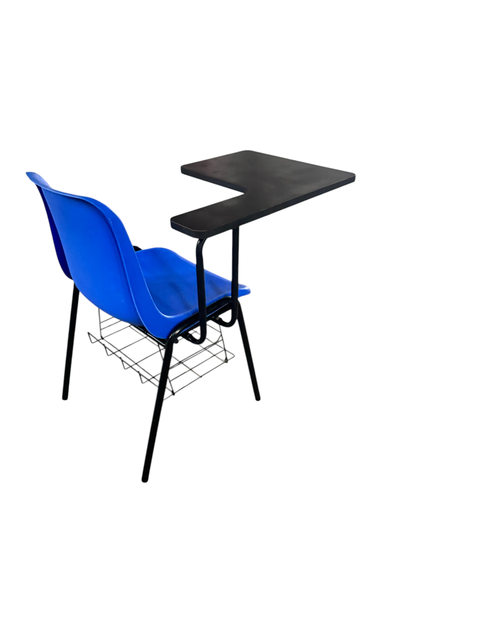 OK505DGS blue_training_chair_large_tablet_detachable_book_basket