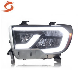 For Toyota TUNDRA 07-13 Models Headlight Assembly <strong>Sequoia</strong> Retrofit <strong>LED</strong> Daytime Running Light Running Water signal Lamp Headlight - Product Image 2