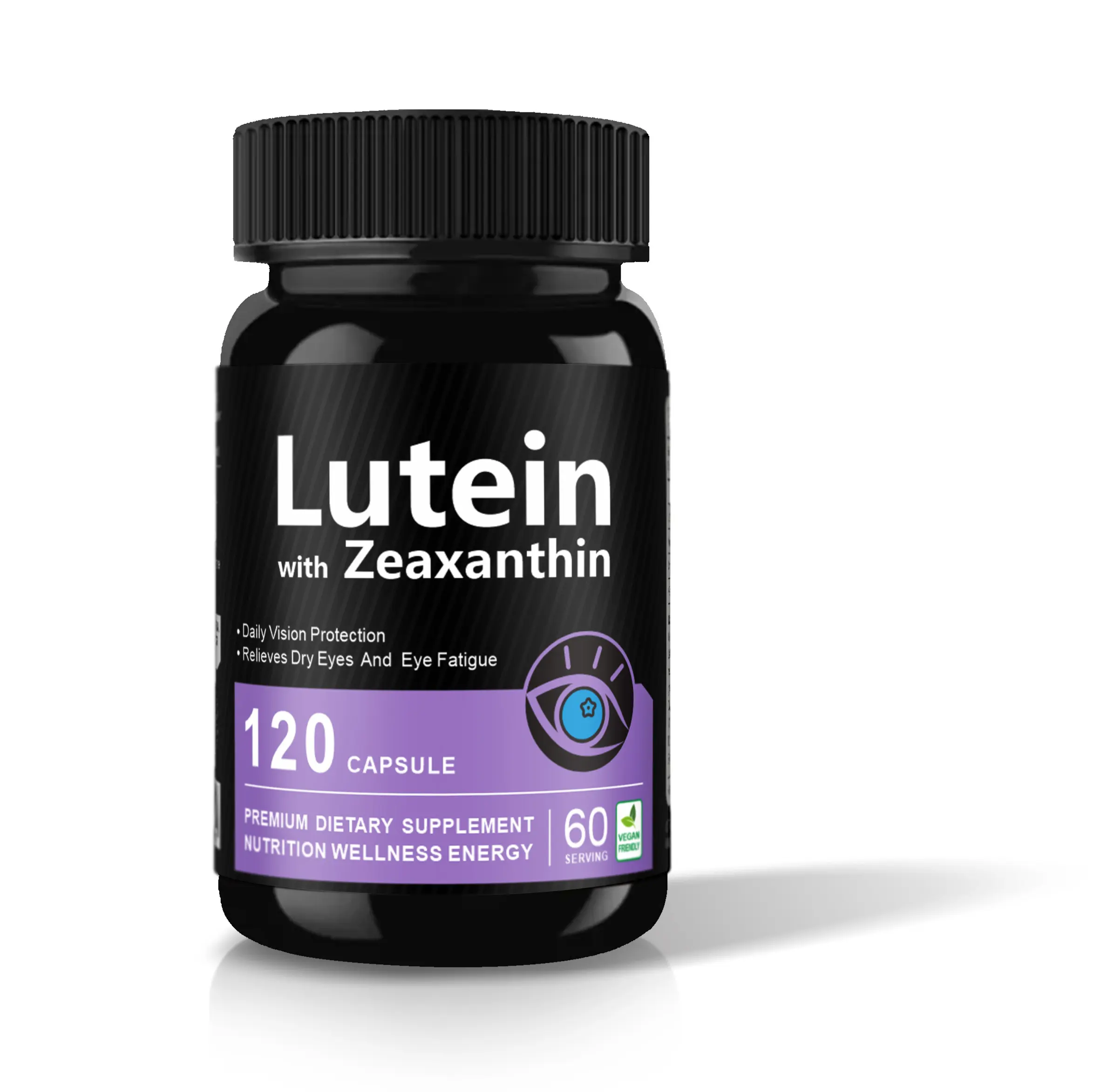 Suplemento de luteína para olhos, cápsulas de luteína e zeaxantina, vitaminas para saúde dos olhos