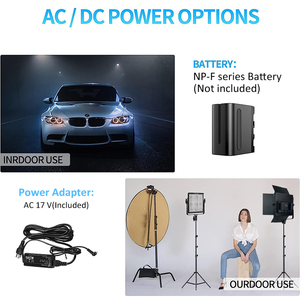 LED 660 uzaktan kumanda Video işığı 45W sıcak soğuk beyaz fotoğraf lambası stüdyo Video işığı pil ile - Product Image 4