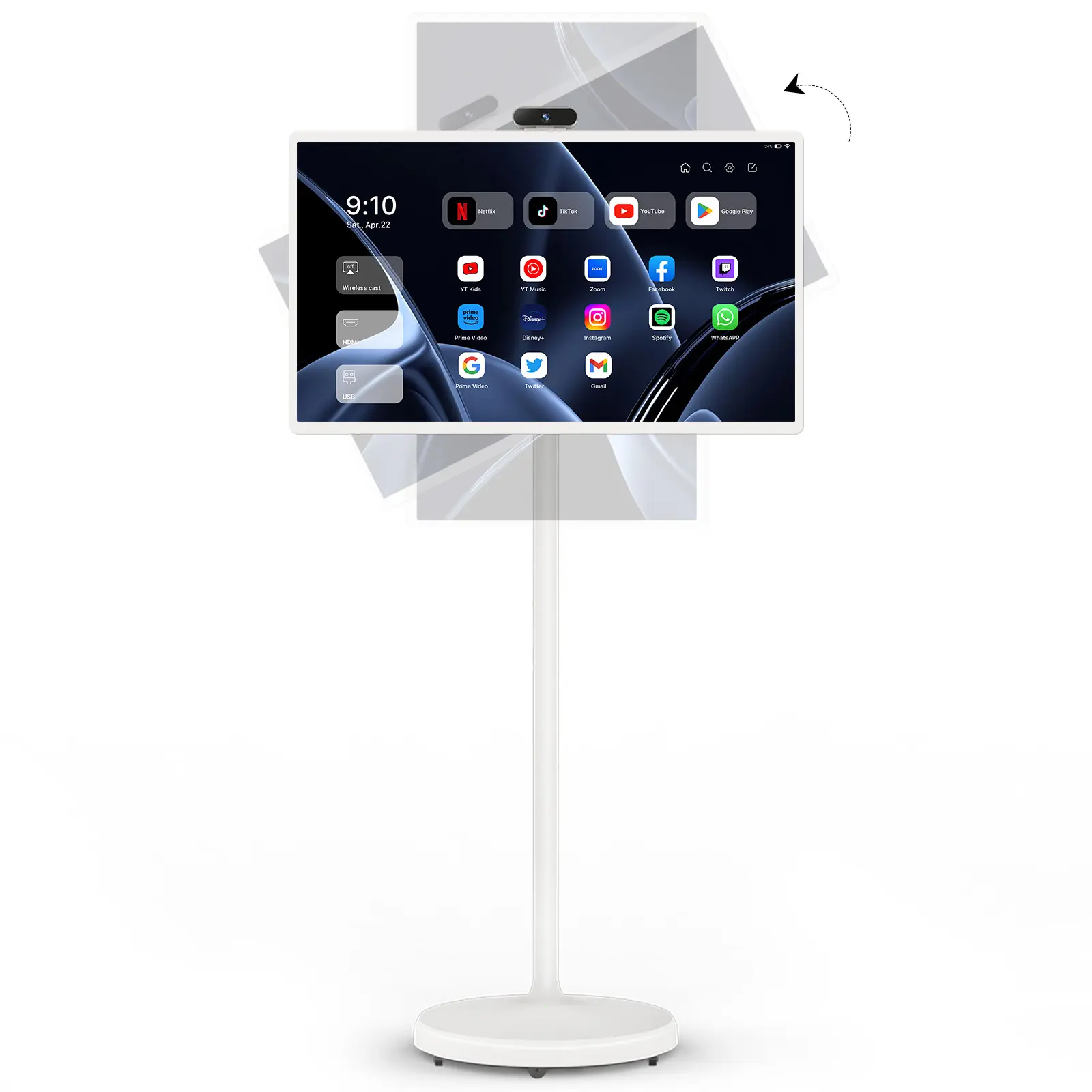 Tablet Android Touch Screen portatile da 32 pollici Standby Me 1080P più venduto