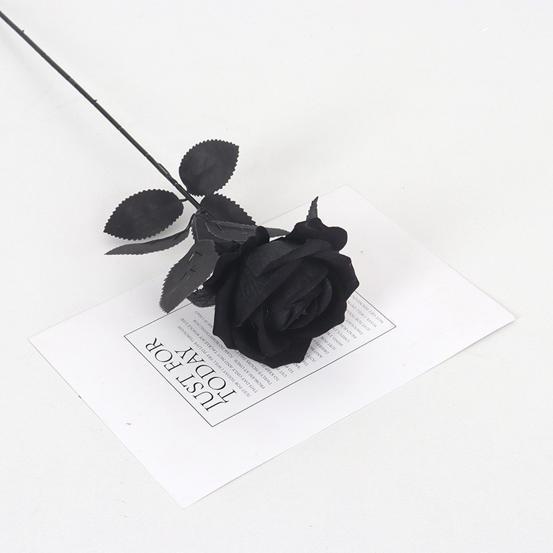 Petit tissu de velours, noir pur