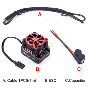 Rocket TS160V2 Pro 160A ESC Sensored Brushless Motor 2-3S Speed Controller Programmer <strong>Card</strong> For 1/10 1/12 RC Car V4S V5R Motor - Product Image 2