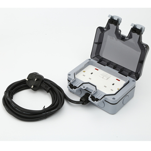 Presa interruttore impermeabile IP66 MP22-N 2 presa 2 presa banda 2 con luce rete NFC - Product Image 6
