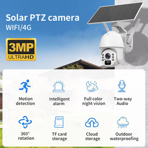 กล้องนิรภัยกันน้ำตรวจจับการเคลื่อนไหว V3 Wi-Fi แบตเตอรี่4G ระบบพลังงานแสงอาทิตย์กล้องกลางคืน - Product Image 3