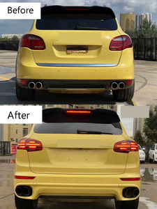 ポルシェカイエン<span class=keywords><strong>958</strong></span> 2011-2014用フロントリアバンパーボディキットターボ20229Y0フルボディキットへのアップグレード