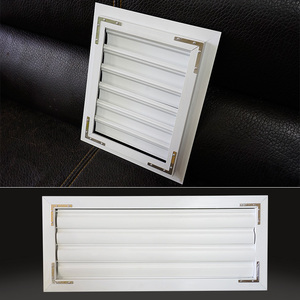 Konteynerler için dikey açılış desenli endüstriyel soğutucu HVAC sistemi yerçekimi Louvre için PVC havalandırma Fan deklanşör - Product Image 3