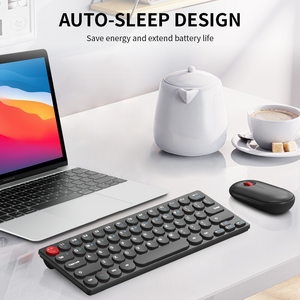 OEM personalizado Delgado Mini teclado para juegos de ordenador y ratón Combo ratón inalámbrico y teclado ergonómico teclado y ratón conjunto