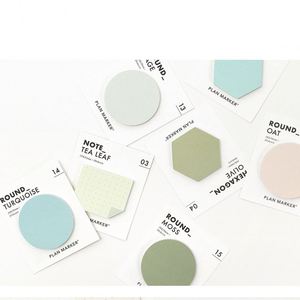 Bloc de notas adhesivo personalizado con bandera, cuaderno de papel Kraft, Mini Bloc de notas con bolígrafo y notas adhesivas