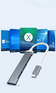 Venta caliente tipo C adaptador multipuerto 4 en 1 Usb C Docking Hub USB3.0 convertidor multifunción divisor para teléfono portátil - Product Image 6