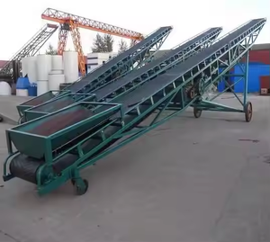 Adjustable Mobile Conveyor Belt <strong>Automatic</strong> <strong>Loading</strong> &amp; <strong>Unloading</strong> Carton Box Bags Condition Used