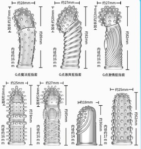 Vingercondoom G-Spot Vagina Clit Anus Anal Stimuleren Masturbatie Vinger Mouw Vinger Type Sanitaire Dekking Seksspeeltjes Voor Koppels - Product Image 4