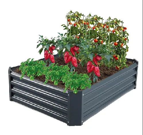 Outdoor Herb Vertical Garden Planter Easy Assemble Metal Raised Garden Bed for Sale