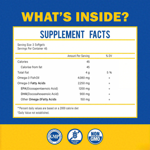 Hight chất lượng hữu cơ dầu cá nhà máy chiết xuất hỗ trợ xấu mức độ <span class=keywords><strong>cholesterol</strong></span> trong máu cá dầu Softgels 120 Softgels - Product Image 3