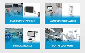 AMEDIK 15,6 pulgadas OEM ODM pantalla táctil capacitiva Android 13 Tablet Pc tableta médica Android - Product Image 6