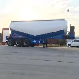 3 Axle 4 Axle 5 AxleBulk Cement Lime Coalパウダータンクトラックセメントパウダータンクセミトレーラー
