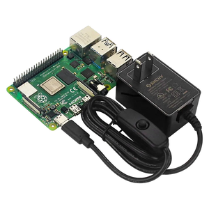 SHCHV <strong>Raspberry</strong> <strong>Pi</strong> <strong>Power</strong> Supply 5V 3A USB Type C <strong>Power</strong> Adapter Charger with ON/OFF Switch for <strong>Raspberry</strong> <strong>Pi</strong> 4 Model B 4B - Product Image 2