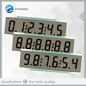 SJXD-T73161H Customized <strong>LCD</strong> <strong>Modules</strong> Wholesale Price 7 Segment <strong>Display</strong> with Decimal Point Digital Static <strong>Display</strong> Screen