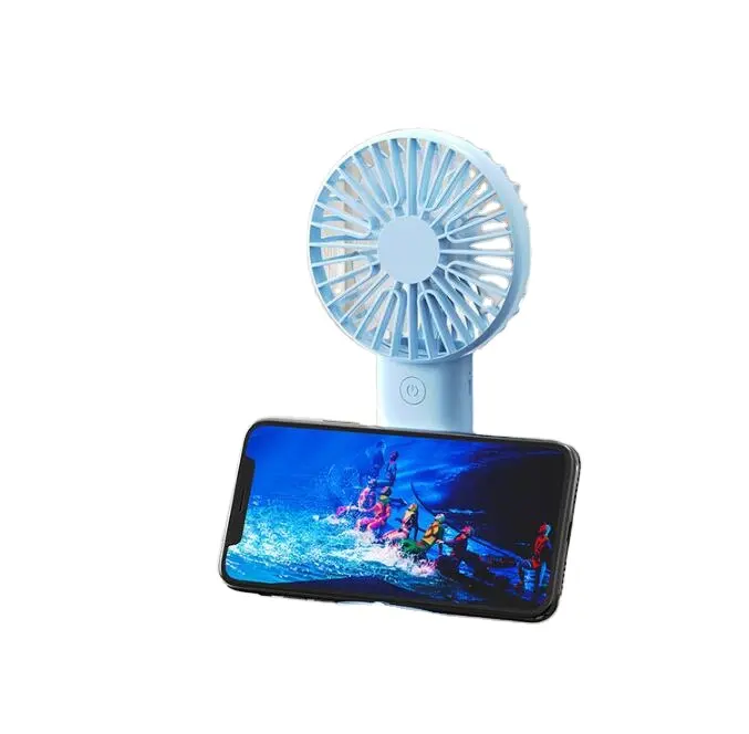 Miniventilador portátil con USB para exteriores, dispositivo silencioso de escritorio, con soporte para teléfono, gran oferta, verano, 2023