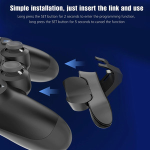 Controlador de juego Botón de clip trasero extensor trasero convertidor de botón de clip trasero personalizado para ps4 - Product Image 5