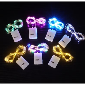 Cadena de luces Micro Hada alimentada por batería Navidad boda alambre de cobre Mini cadena de luces Led para fiesta en la habitación - Product Image 1