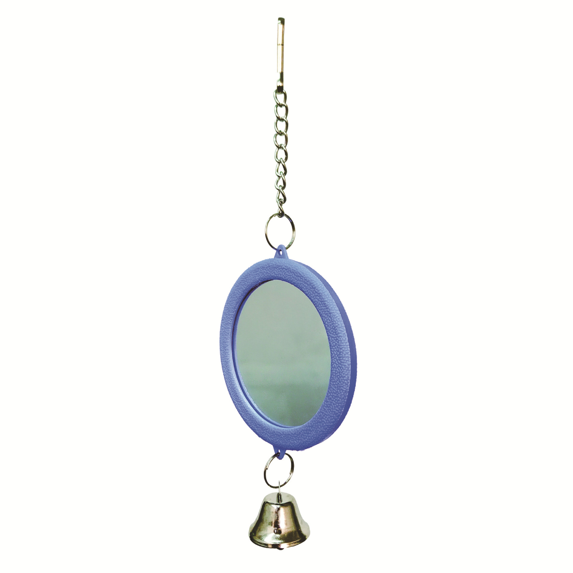 Blue round mirror 8*22cm/45g