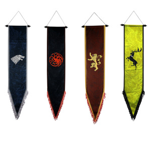 عالية الجودة قماش داخلي نادي لعبة عروش زينة-أغنية النار الجليد حزب بار أعلام لافتة جزء ديكور المنزل مجموعات مباشرة - Product Image 1