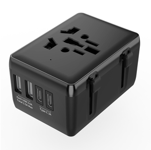 כל ב-אחד אוניברסלי מתאם נסיעות 2 סוג 2 usb העולם eu תקע נסיעות בינלאומי מטען ברחבי העולם שימוש