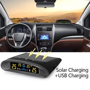 SPY V10 Digital <strong>Tire</strong> Gauges with Internal Sensor Solar Power TMPS <strong>Tire</strong> Pressure Monitoring System LCD Display <strong>Tire</strong> Gauge