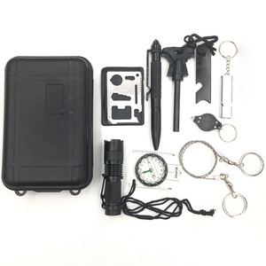 SOS-002サバイバルキット多機能サバイバルボックス緊急屋外サバイバルキットキャンプ用ツールキット - Product Image 1